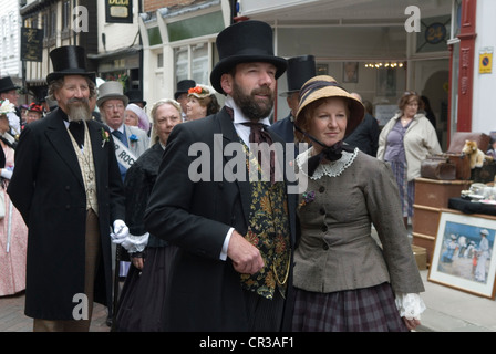 Gerald Charles Dickens die große Urenkel Sohn von Charles Dickens. Charles Dickens-Festival. Rochester Kent UK HOMER SYKES Stockfoto