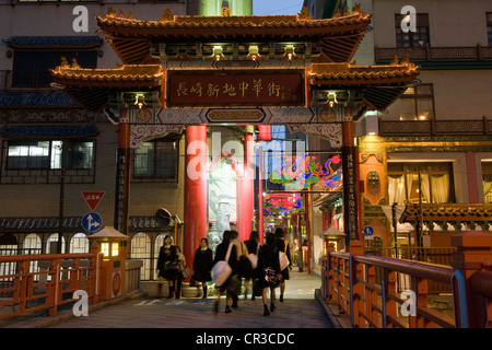 Japan, Insel Kyushu Kyushu Region, Nagasaki, Chinatown Bezirk Stockfoto