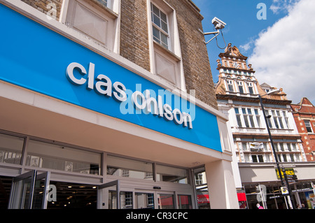 Clas Ohlson, Kingston upon Thames, Surrey, UK Stockfoto
