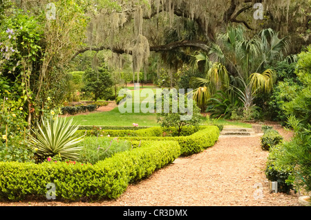 Formaler Garten in Zentral-Florida Stockfoto