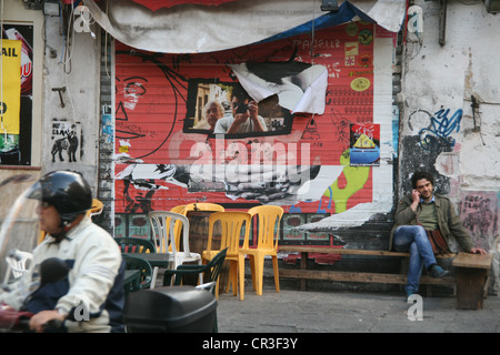 Straßenszene in Palermo Sizilien Italien Stockfoto