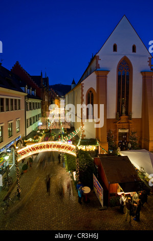 Christmas Market, Freiburg Im Breisgau, Baden-Württemberg, Deutschland, Europa Stockfoto