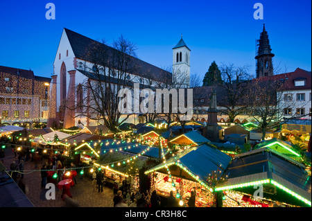 Christmas Market, Freiburg Im Breisgau, Baden-Württemberg, Deutschland, Europa Stockfoto