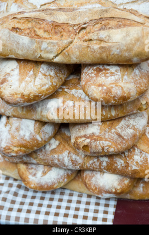 Brot-Stapel Stockfoto