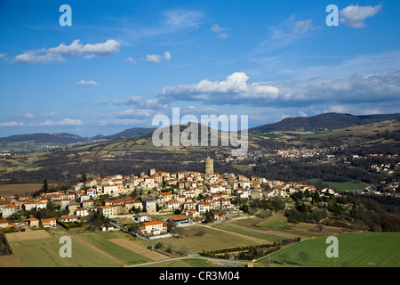 Frankreich, Puy de Dome, Limagne Plain, Montpeyroux Dorf Les Plus Beaux Dörfer de France (The Most Beautiful gekennzeichnet Stockfoto