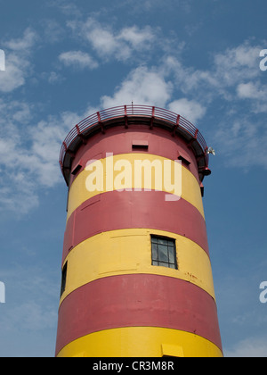 Leuchtturm, Pilsum, Greetsiel, Krummhoern, Ostfriesland, Niedersachsen, Deutschland, Europa Stockfoto