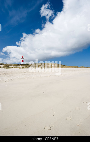 Leuchtturm Liste-West, Liste, Sylt, Schleswig-Holstein, Deutschland, Europa Stockfoto