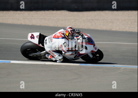 Aoyama auf der Honda, Superbike 2012 Stockfoto