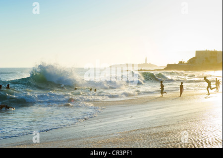 Los Canos de Meca vor Cabo de Trafalgar, in der Nähe von Barbate, Costa De La Luz, Andalusien, Spanien, Europa Stockfoto