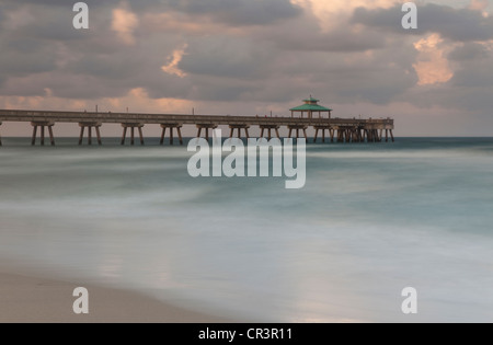 Boca Raton Pier, Strand von Boca Raton, Florida, USA Stockfoto