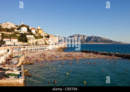 Kulturhauptstadt Europas 2013 Prophète Strand, Marseille, Bouches-du-Rhône, Frankreich Stockfoto