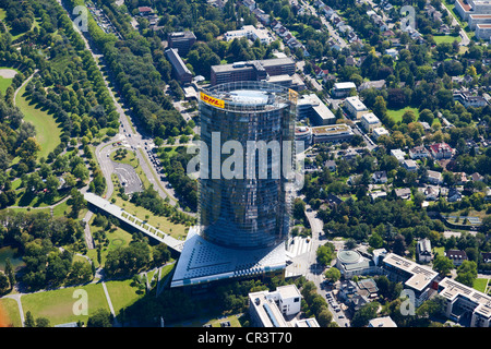 Luftaufnahme, Post Tower, Bonn, Rheinland, Nordrhein-Westfalen, Deutschland, Europa Stockfoto