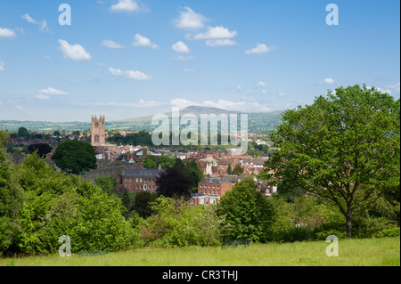 Sommer Tag, Ludlow, Shropshire Stockfoto