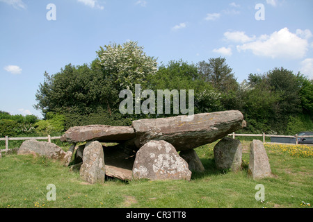 Arthurs Stone neolithische Grab Dorstone Golden Valley Herefordshire England UK Stockfoto