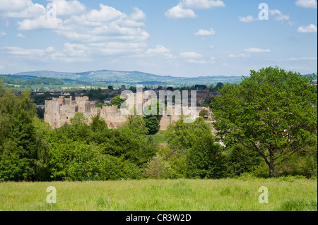 Sommer Tag, Ludlow, Shropshire Stockfoto