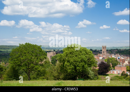 Sommer Tag, Ludlow, Shropshire Stockfoto