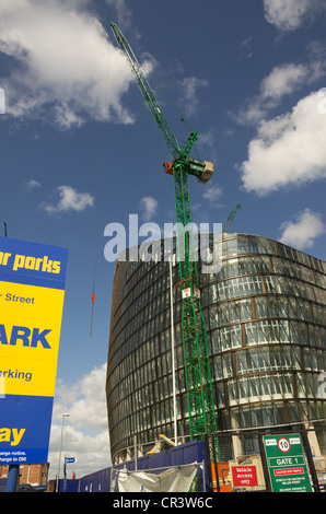 Ein Blick auf die neuen 400,00 qm. Co-Operative Society neue HQ Gebäude Manchester als der erste Teil der NOMA-Sanierung Stockfoto