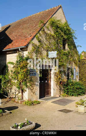 Haus im Parc Floral Park, Apremont-Sur-Allier, Dorf, Bourges, Cher, Region Centre, Frankreich, Europa, PublicGround Stockfoto