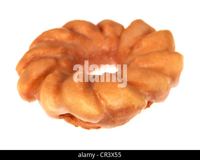 Verglaste Cruller Donut Stockfoto