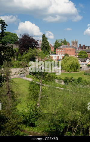 Sommer Tag, Ludlow, Shropshire Stockfoto