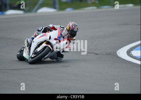 Aoyama auf der Honda, Superbike 2012 Stockfoto