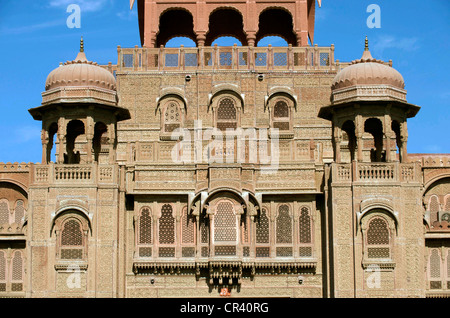 Indien, Rajasthan State, Bikaner, Lallgarh Palace, Palast in ein Luxushotel umgewandelt Stockfoto