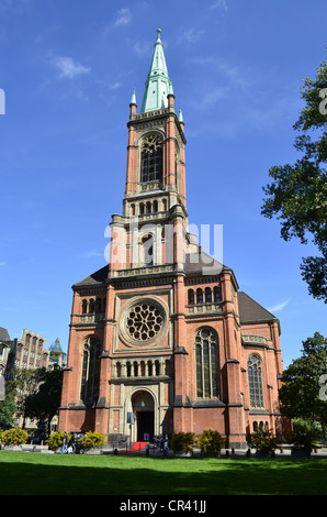 Johanneskirche, St. John's-Kirche, Martin-Luther-Platz-Platz, Düsseldorf, Nordrhein-Westfalen, Deutschland, Europa Stockfoto