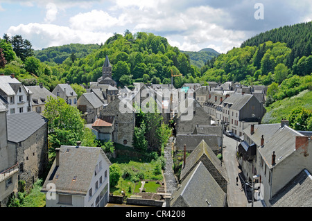 Rochefort-Montagne, Dorf, Abteilung der Puy de Dome Auvergne, Frankreich Stockfoto