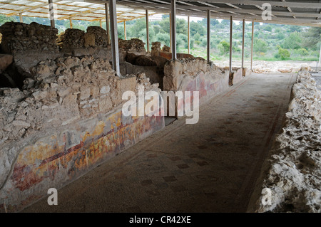 Villa Romana de Els Munts, Museum, archäologische Stätte, Römersiedlung, Altafulla, Tarragona, Katalonien, Spanien, Europa Stockfoto