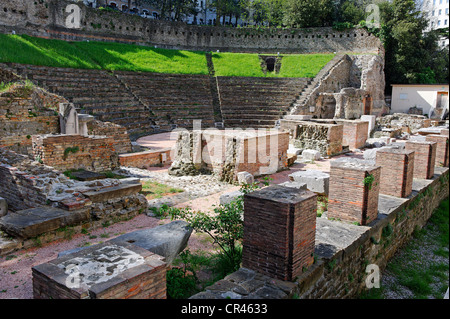 Römisches Theater, Teatro Romano, Triest, Italien, Europa Stockfoto