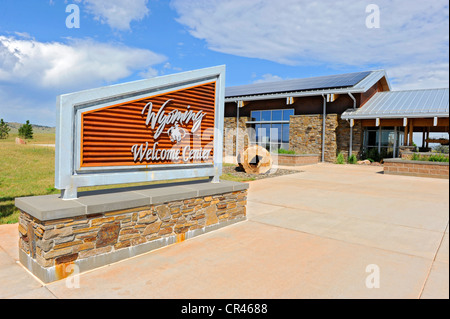 Wyoming Welcome Center uns WY Rest Reiseinformationen zu stoppen Stockfoto