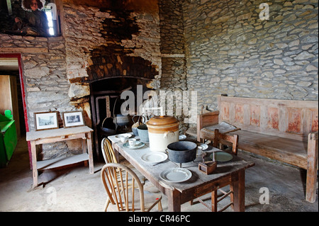 Hunger auf dem Land, Museum, Halbinsel Dingle, County Kerry, Irland, Europa Stockfoto