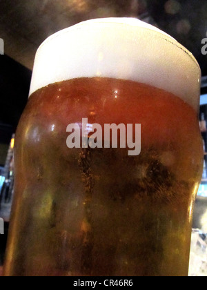Ein gutes Bier Stockfoto