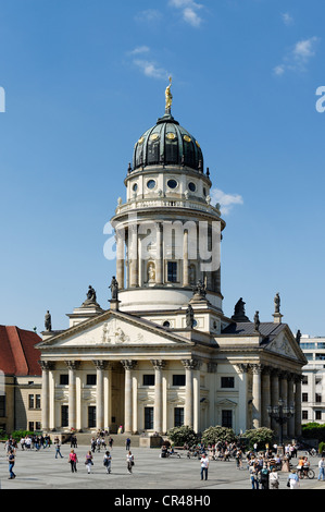 Französischer Dom in Gendarmenmarkt Square, Berlin, Deutschland, Europa Stockfoto