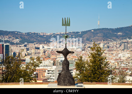 Fundacio Joan Miró Foundation, Montjuic Park, Barcelona, Katalonien, Spanien, Europa Stockfoto