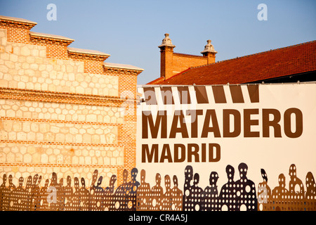 Matadero Zentrum der Kunst und Kultur in Madrid Rio, Madrid, Spanien, Europa Stockfoto