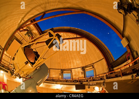 Kanada, Provinz Quebec, Mont Megantic Dark Sky Reserve Abend offene Türen in der Sternwarte Stockfoto