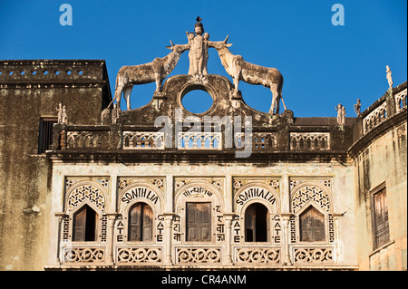 Indien, Rajasthan State, Shekhawati Region, Mandawa, Sonthalia Tor Stockfoto