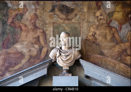 Italien, Toskana, Florenz, Altstadt UNESCO-Welterbe, Piazza della Santissima Annunziata, Ospedale Degli Innocenti Stockfoto