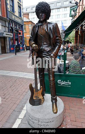 Phil Lynott, 1949-1986, Irish rock Musiker, Harry Street, Dublin, Republik Irland, Europa Stockfoto