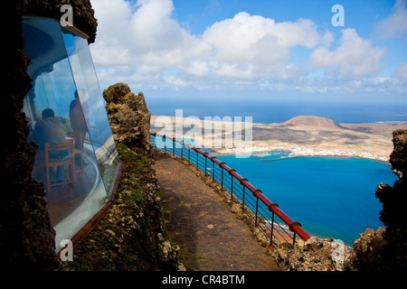 Mirador Del Rio von Cesar Manrique in Lanzarote, Kanarische Inseln, Spanien, Europa Stockfoto