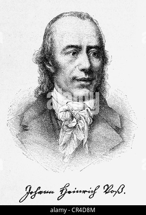 Johann Heinrich Voss (1750-1826), Dichter, Übersetzer Stockfoto