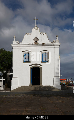 Igreja Matriz Nossa Senhora Bom Sucesso oder Frauenkirche, brasilianische Kolonialarchitektur von 1768, Guaratuba, Paraná Stockfoto