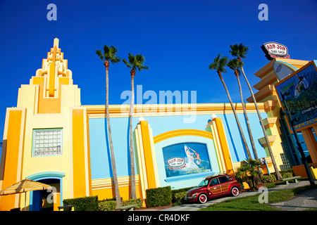 USA, Florida, CocoaBeach, Ron Jon Surf Shop, Art-deco-Stil Stockfoto