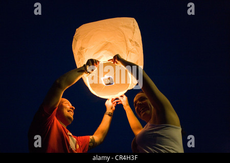 Queens Jubilee Lampions Stockfoto