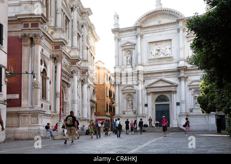 Scuola Grande di San Rocco, San Polo Viertel, Venedig, UNESCO-Weltkulturerbe, Venetien, Italien, Europa Stockfoto