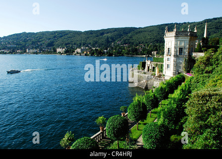 Italien, Lago Maggiore, Borroman Inseln, Isola Bella, Palazzo Borromeo (Borromäischen Palast) Gärten Stockfoto