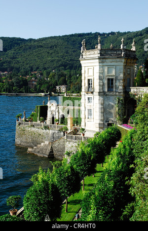 Italien, Lago Maggiore, Borroman Inseln, Isola Bella, Palazzo Borromeo (Borromäischen Palast) Gärten Stockfoto