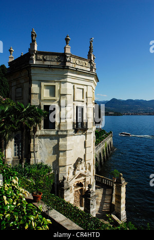 Italien, Lago Maggiore, Borroman Inseln, Isola Bella, Palazzo Borromeo (Borromäischen Palast) Gärten Stockfoto