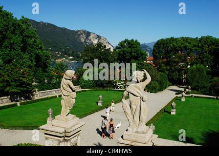 Italien, Lago Maggiore, Borroman Inseln, Isola Bella, Palazzo Borromeo (Borromäischen Palast) Gärten Stockfoto